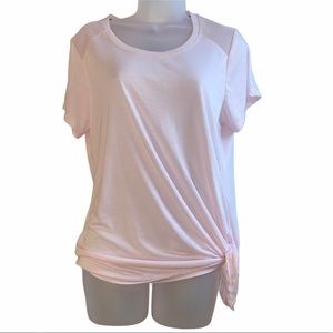 RBX Active Short Sleeve Mesh Side Tie Shirt | Sz L